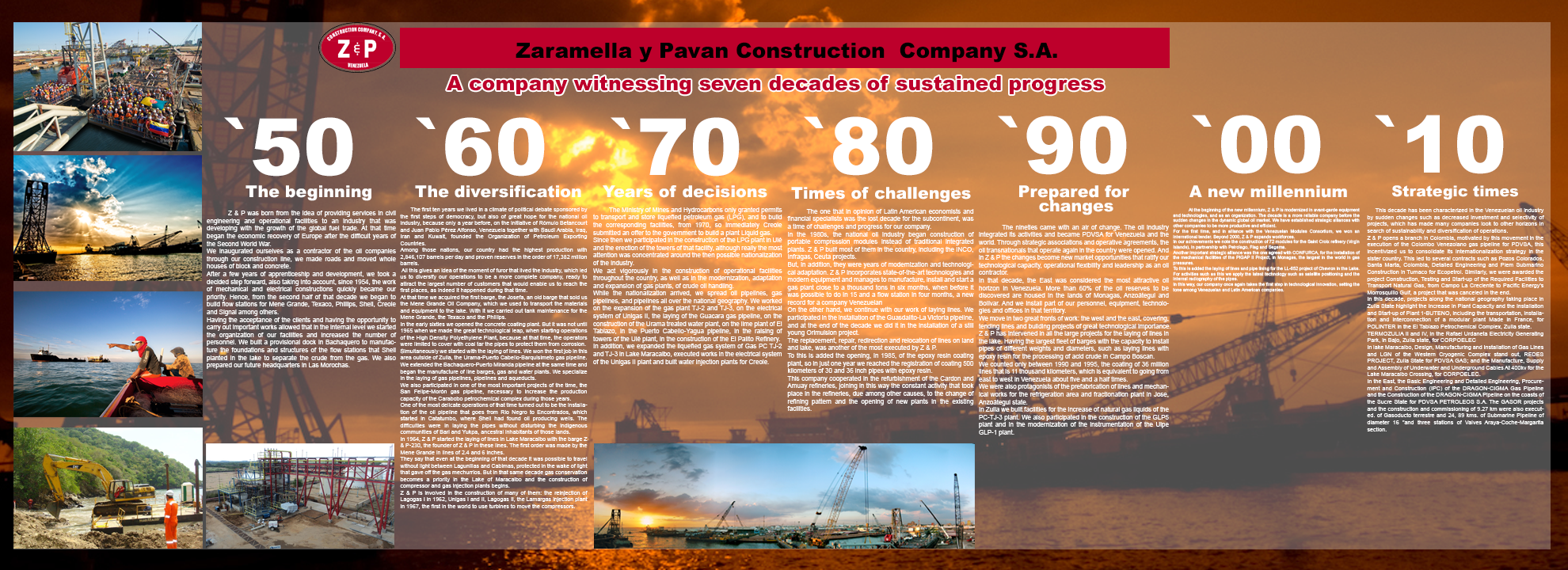 Historia / Timeline de Z&P
