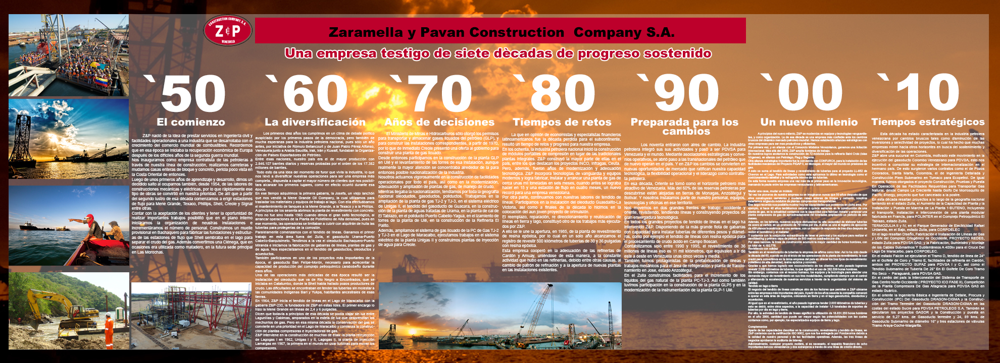 Historia / Timeline de Z&P